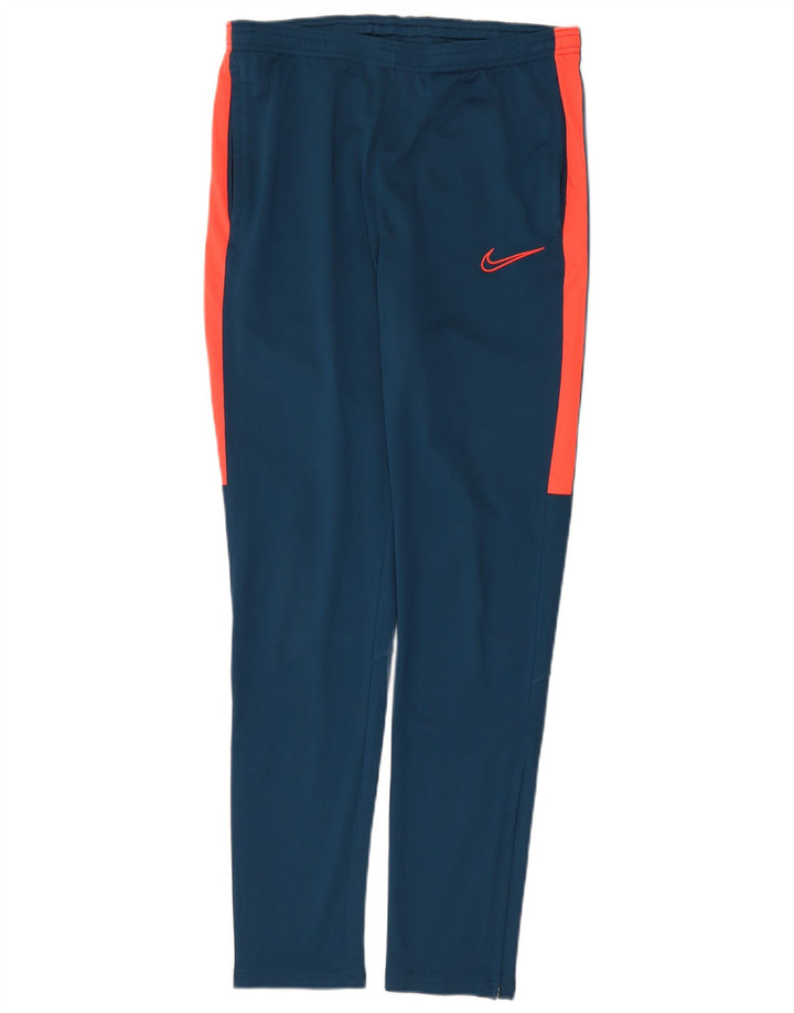 NIKE Hombre Dri Fit Pantalones De Chándal Poliéster Color Block Azul Medio