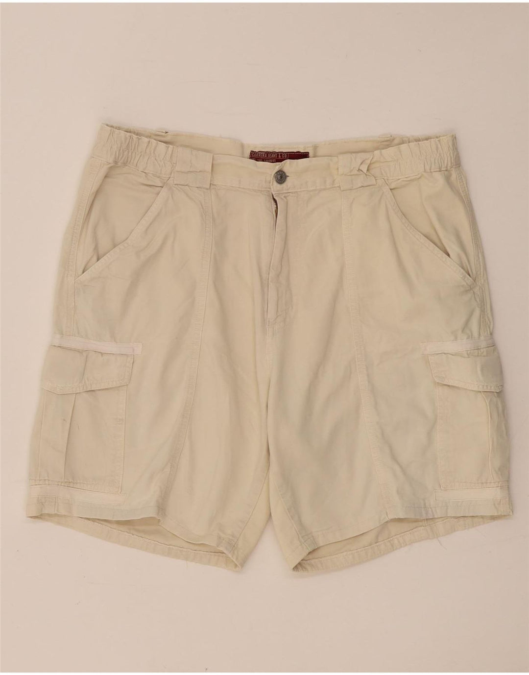 Carrera Pantalones cortos cargo para hombre W38 XL Beige