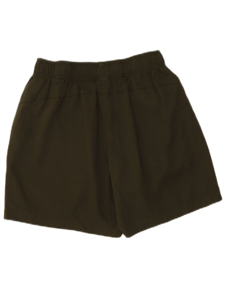 Puma Pantalones cortos deportivos para mujer UK 12 Poliéster verde medio