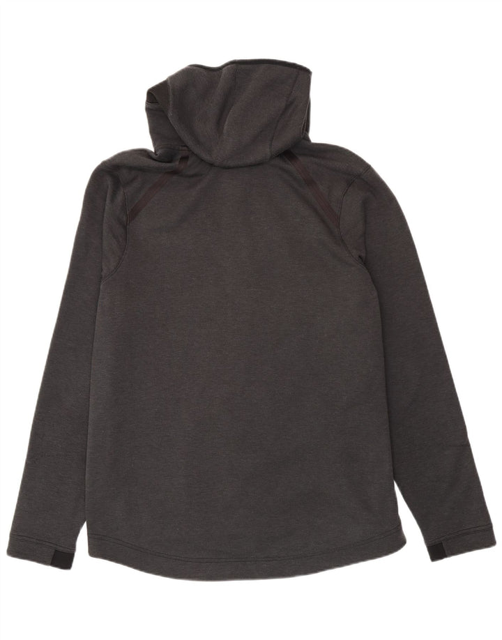 NBA Sudadera con capucha y cremallera gráfica de la NBA para hombre Poliéster gris color block grande