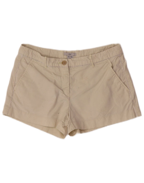 Gap Pantalones cortos chinos de cintura baja para mujer UK 6 XS W28 Algodón beige