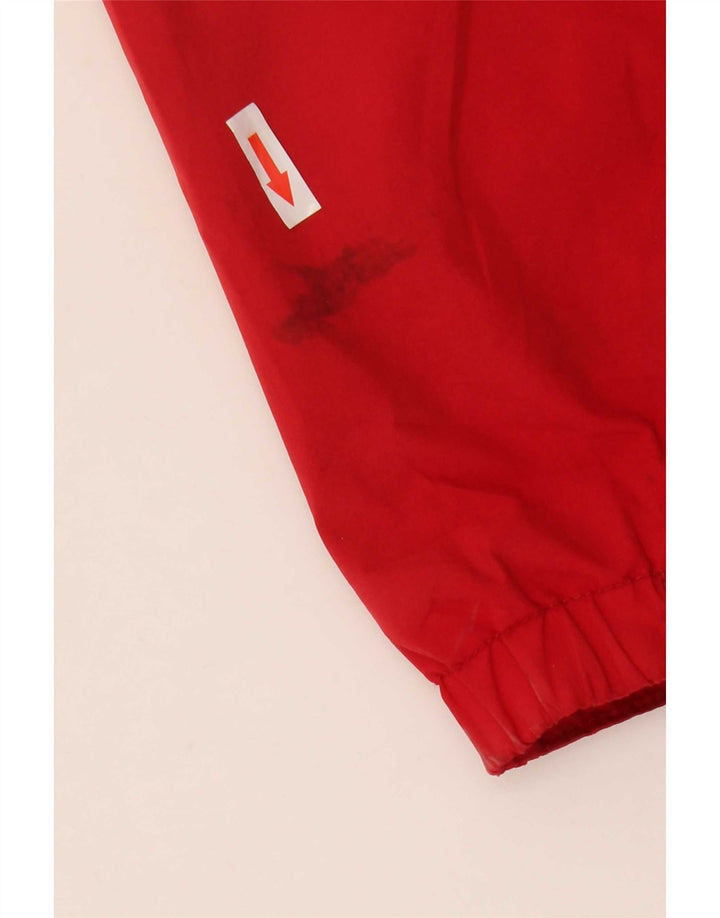 Columbia Chaqueta impermeable con capucha Titanium para hombre Reino Unido 38 Poliéster rojo mediano