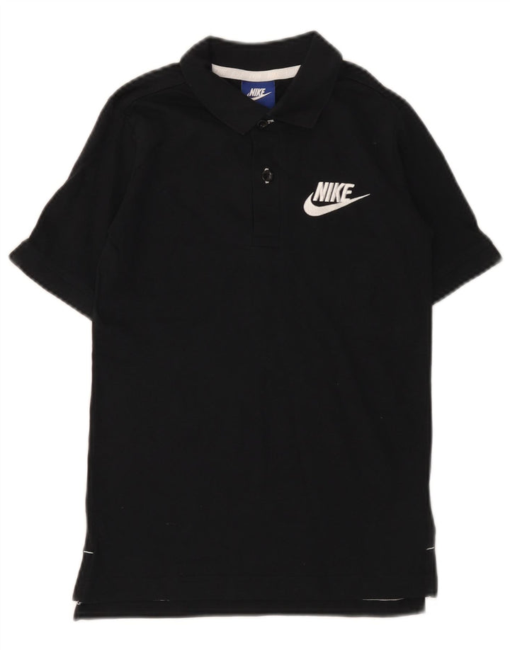 NIKE Polo para niño 8-9 años Pequeño Algodón Negro