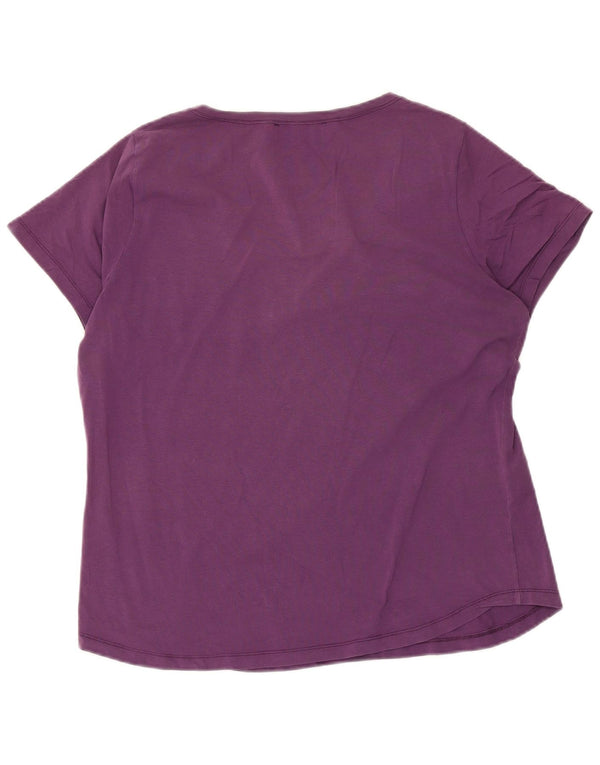 Liu Jo Mujer Ajay Camiseta Top IT 52 2XL Púrpura