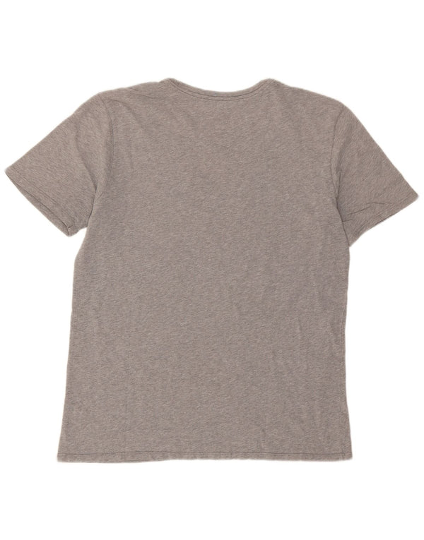 Nike Camiseta con gráfico de corte atlético para hombre, talla grande, gris moteado