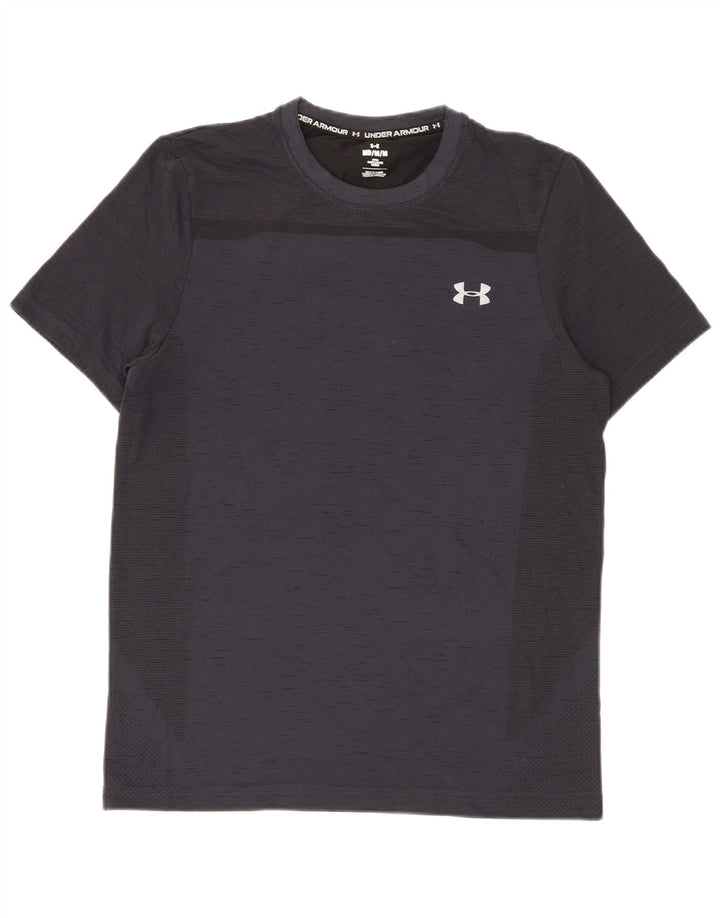 Under Armour Camiseta ajustada para hombre Top Medium Azul marino