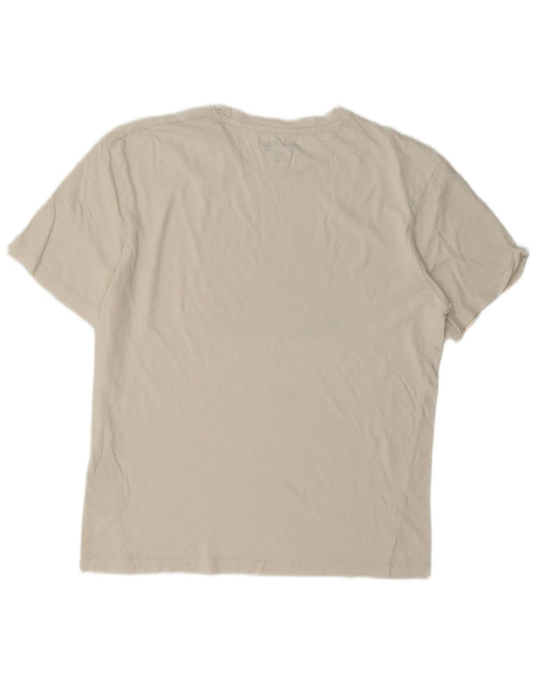 Jack & Jones Hombre Camiseta Gráfica Top XS Algodón Blanco