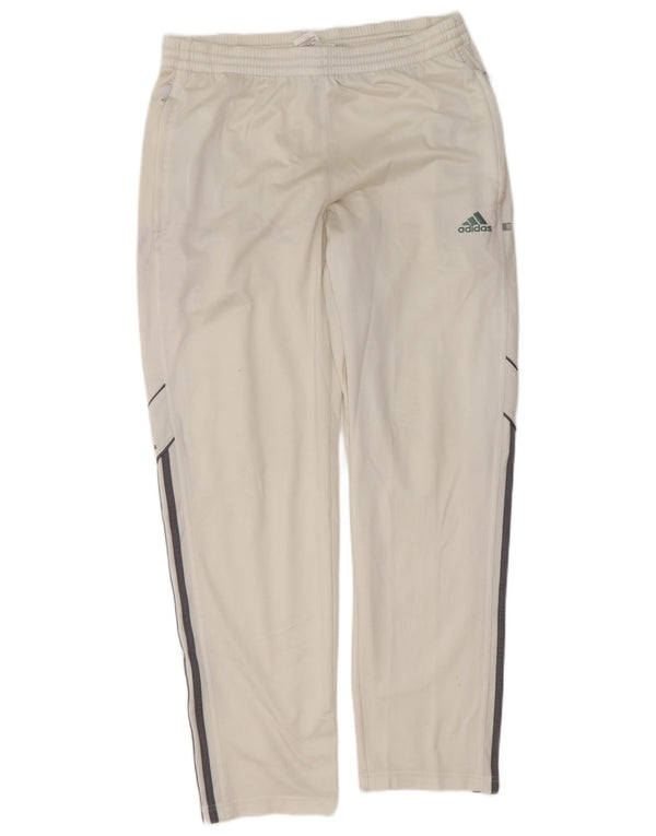 Pantalón De Chándal Adidas Hombre Mediano Blanco Poliéster