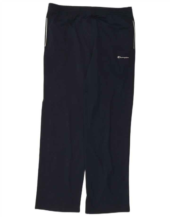Champion Pantalón De Chándal Para Hombre Grande Azul Marino Poliéster