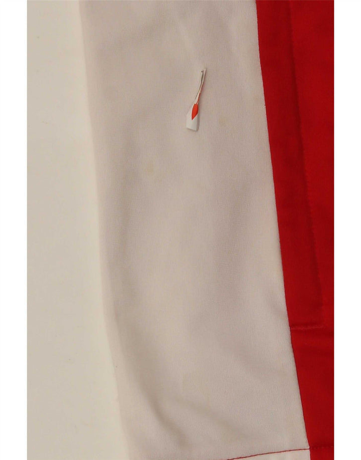Lotto Hombre Chándal Top Chaqueta Grande Rojo Colorblock Poliéster