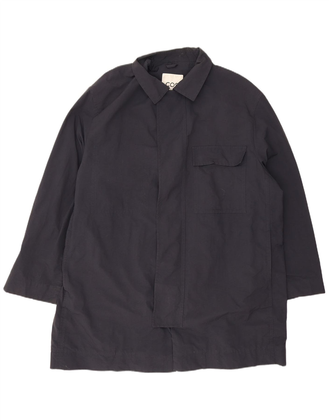 Abrigo Cos para hombre UK 42 XL Poliamida azul marino