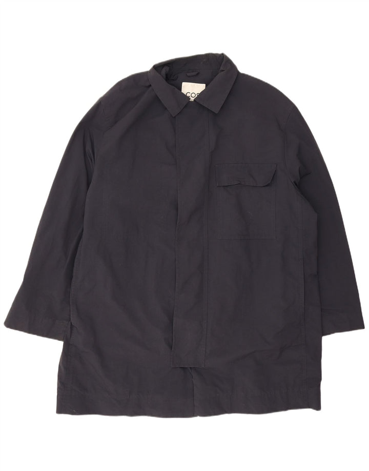 Abrigo Cos para hombre UK 42 XL Poliamida azul marino