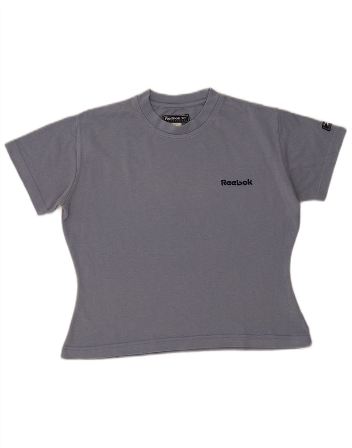Reebok Camiseta corta para mujer UK 10 Small Grey