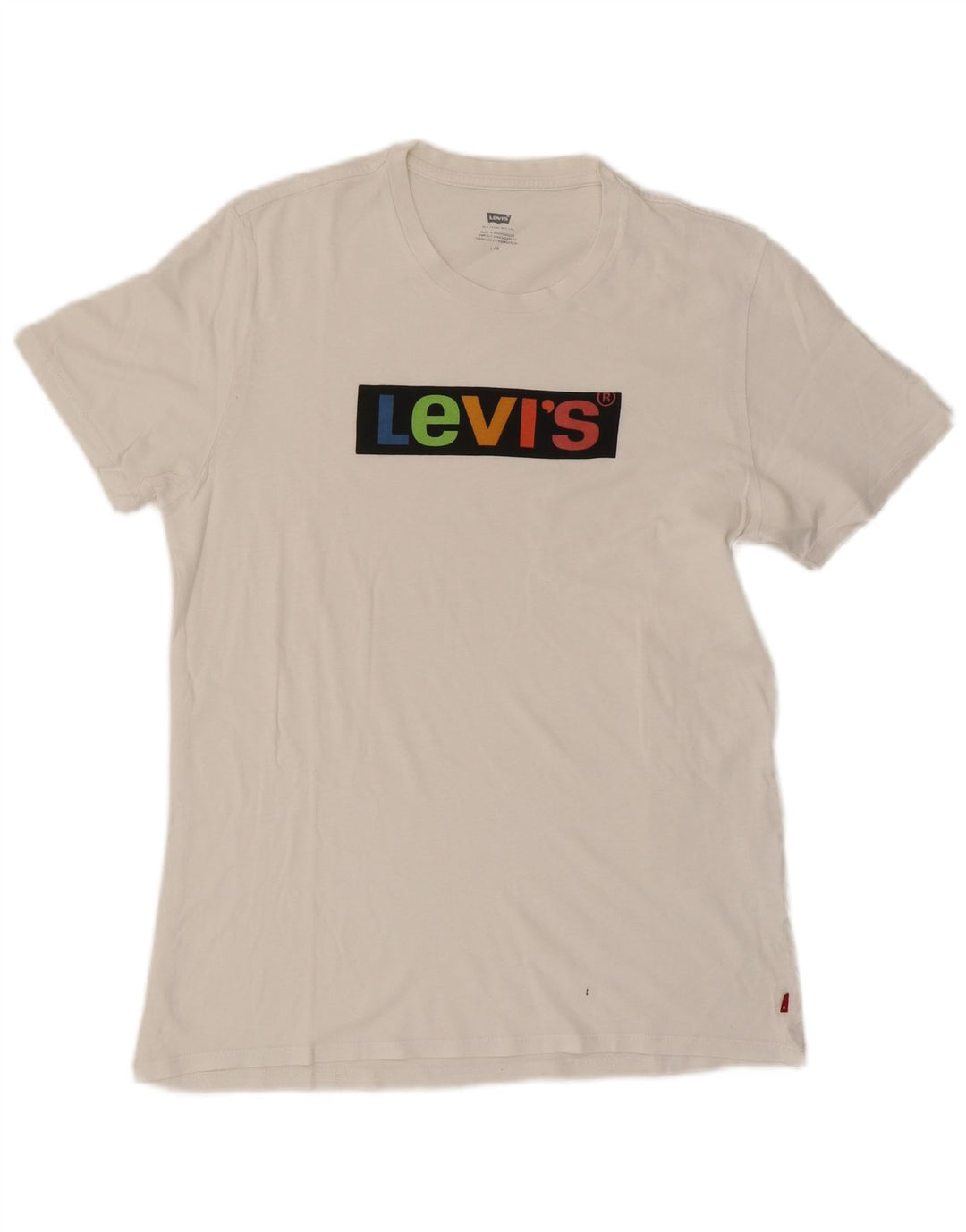 Levi's - Camiseta gráfica para hombre, talla grande, color blanco