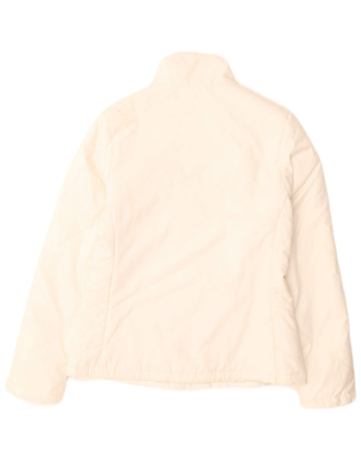 Nike - Chaqueta acolchada para mujer (talla 40), poliéster blanco mediano