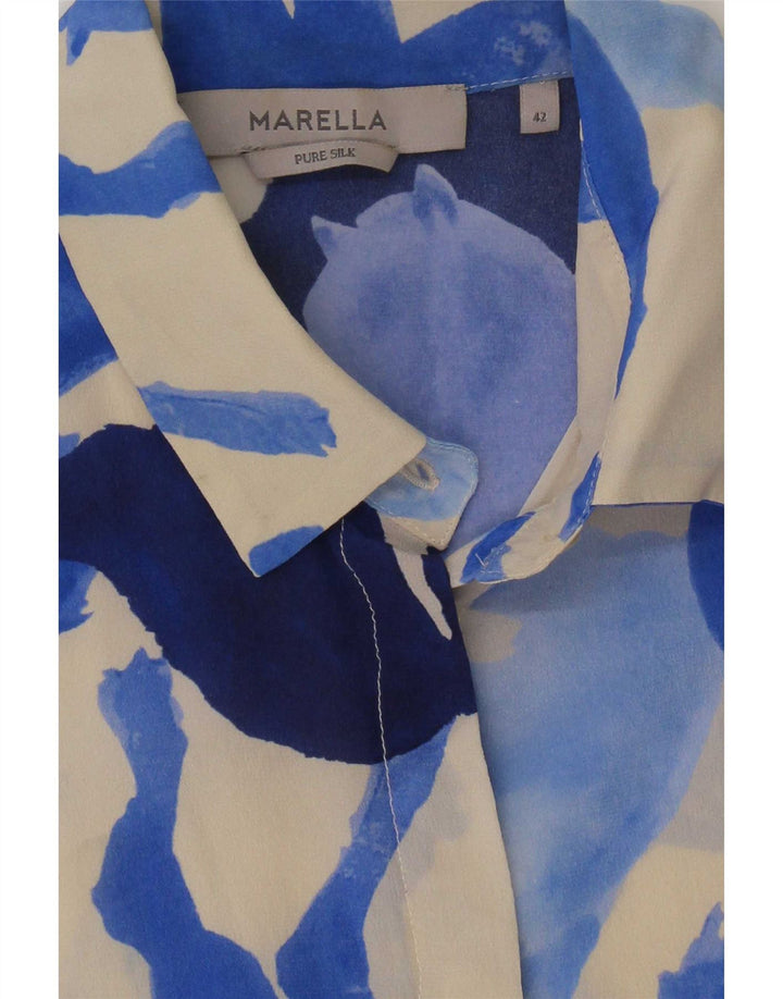 Blusa Marella Mujer IT 42 Medium Estampado Animal Multicolor