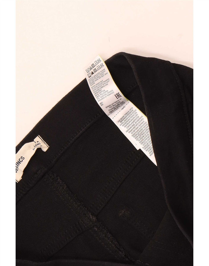 Marks & Spencer Jeans Jegging para Mujer UK 12 Medium W30 L30 Algodón Negro