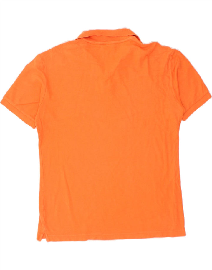 FILA Mens Polo Shirt Medium Orange Cotton | Vintage Fila | Thrift | Second-Hand Fila | Used Clothing | Messina Hembry 