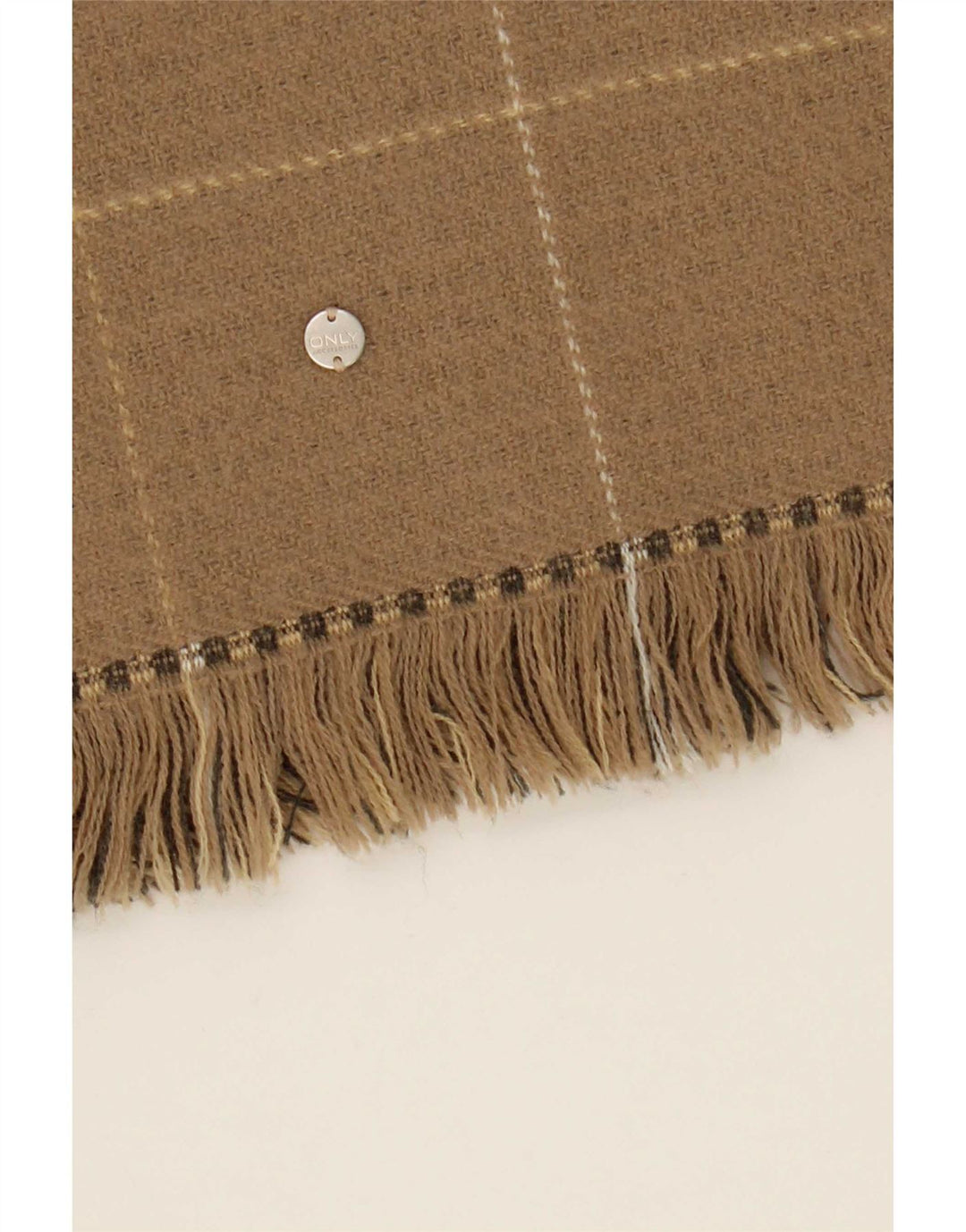 Capa Reversible De Cuadros Beige Talla única Mujer