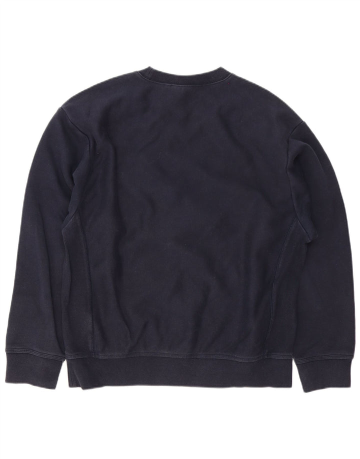 Carhartt Hombre Sudadera Jumper Medium Azul Marino Algodón