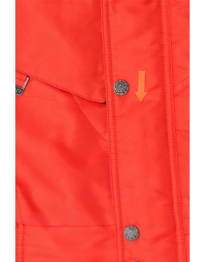 Spyder Chaqueta de esquí con capucha para niños 11-12 años Rojo Colorblock Poliéster