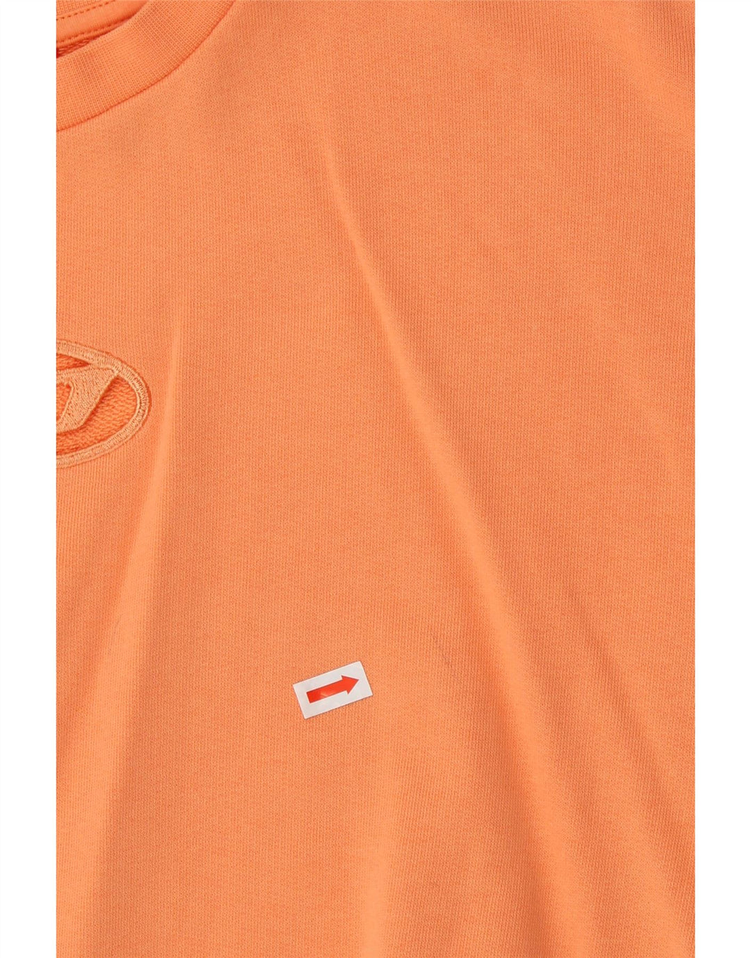 Diesel Sudadera corta con gráfico para niña 11-12 años Algodón naranja