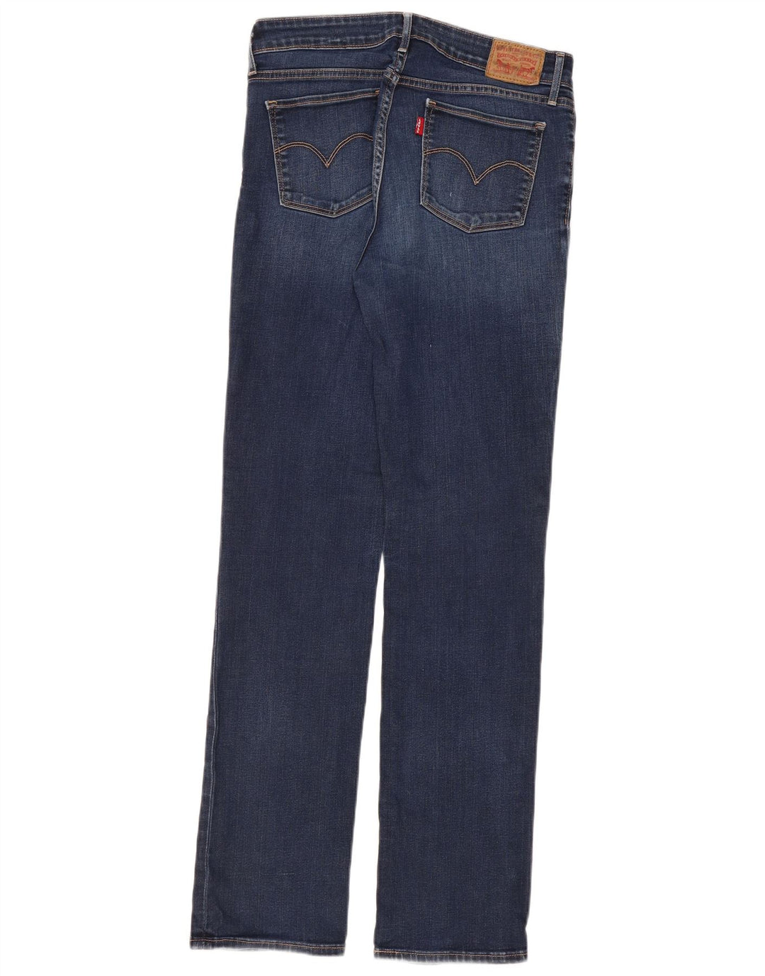 LEVI'S Vaqueros Rectos 714 Mujer W30 L32 Algodón Azul