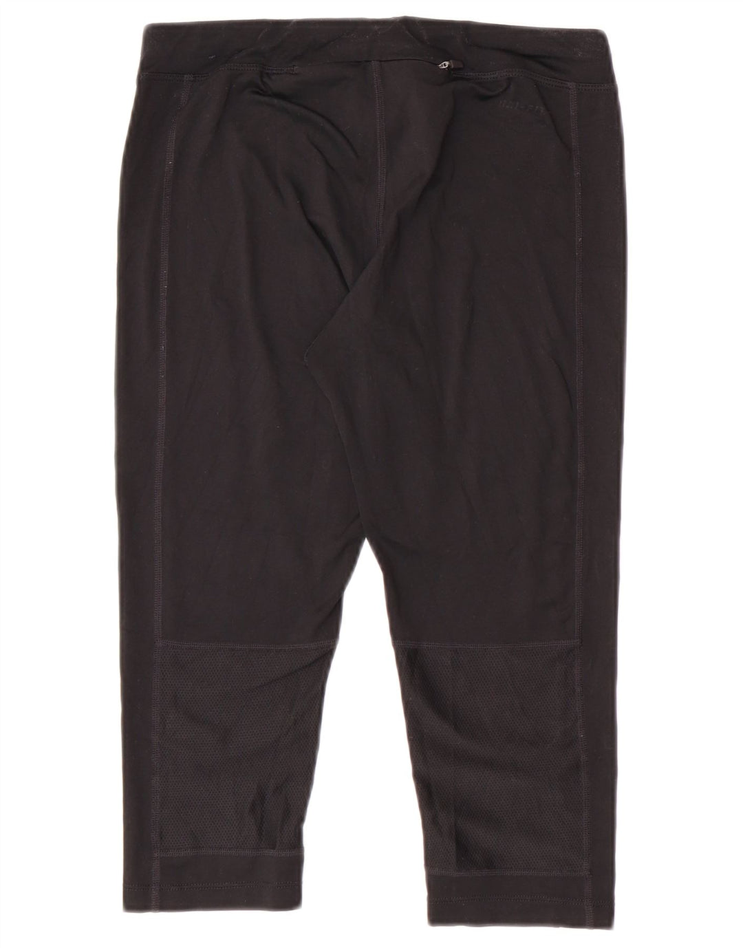 Nike Dri Fit Capri Leggings para mujer UK 10 Pequeño Negro Poliéster Deportes