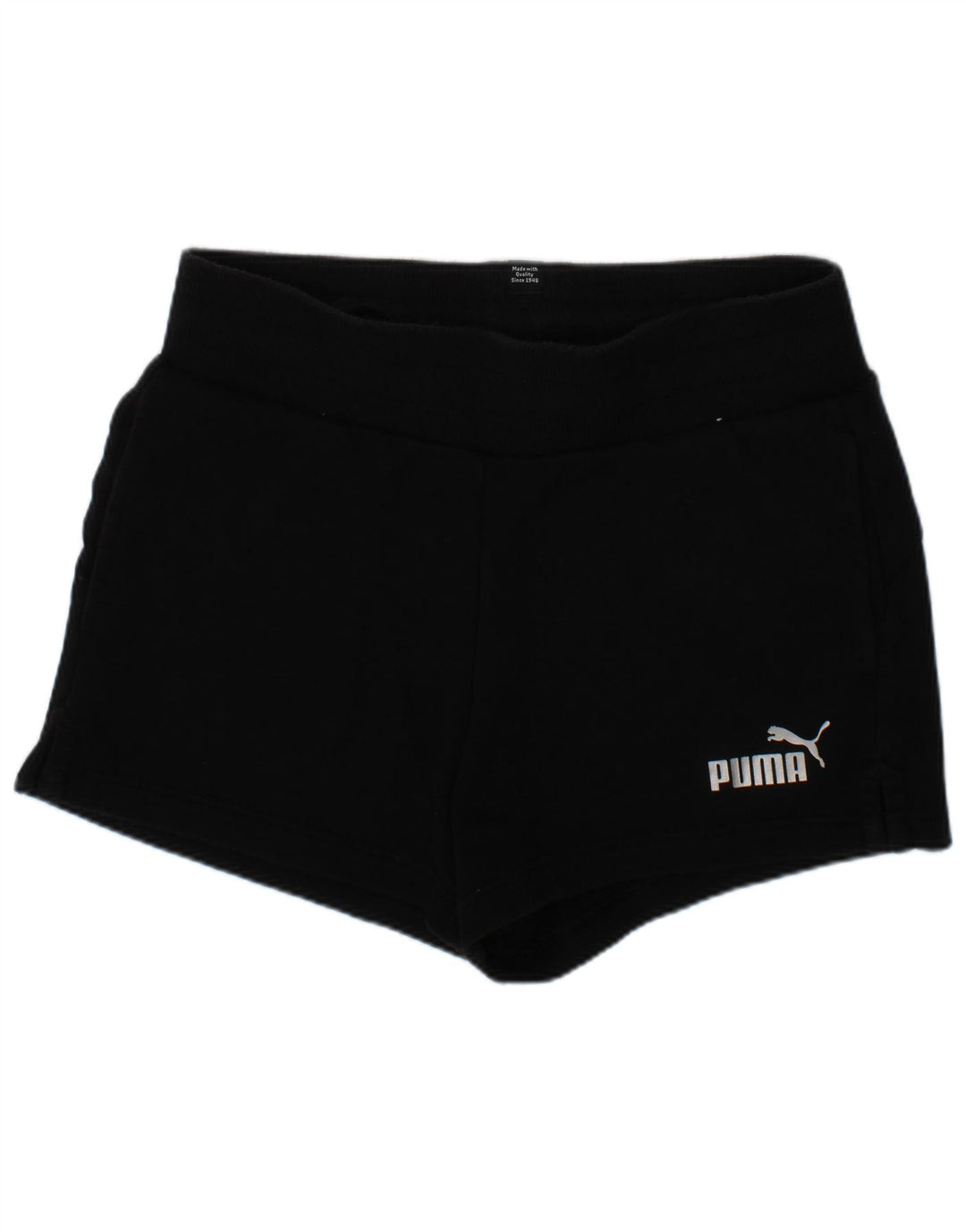 Puma Pantalón Corto Deportivo Niña 13-14 Años Negro Algodón