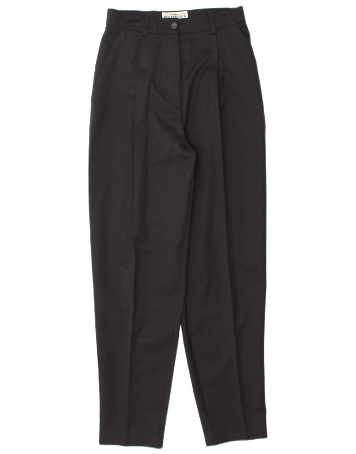 PENNY BLACK Pantalones chinos de cintura alta para mujer IT 42 Medium W26 L30 Negro