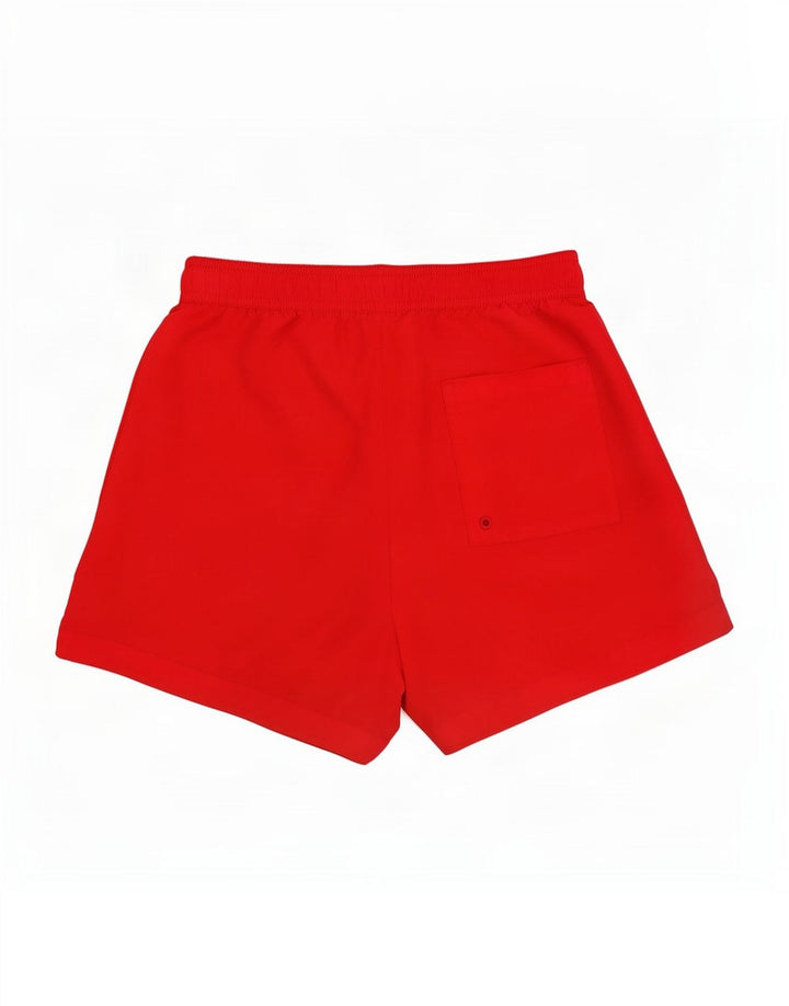 Calvin Klein Shorts De Bañador Con Gráfico Para Hombre Poliéster Color Block Rojo Pequeño