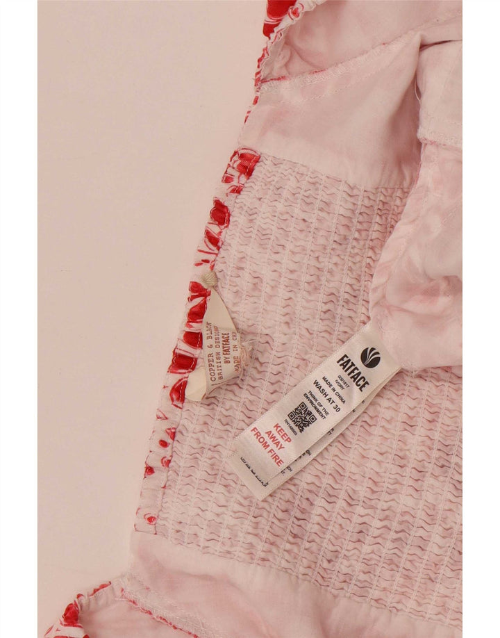 Mono para mujer Fat Face UK 40 Medium Red Floral Lyocell