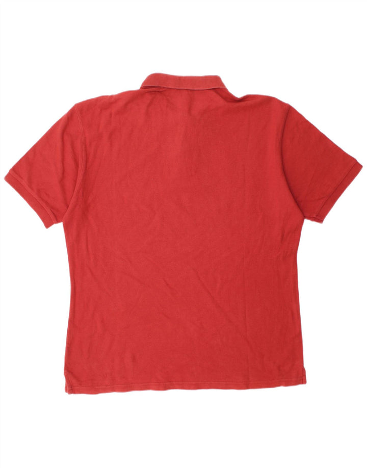 FILA Polo Hombre Algodón Rojo Medio