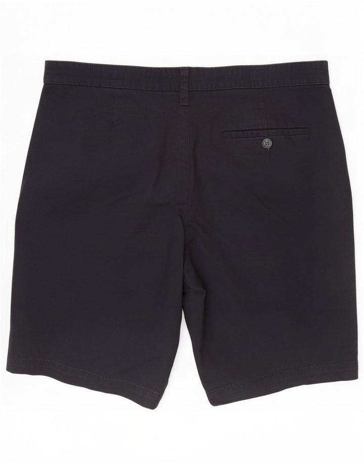 Marks & Spencer Pantalones cortos chinos para hombre W34 Grande Algodón azul marino