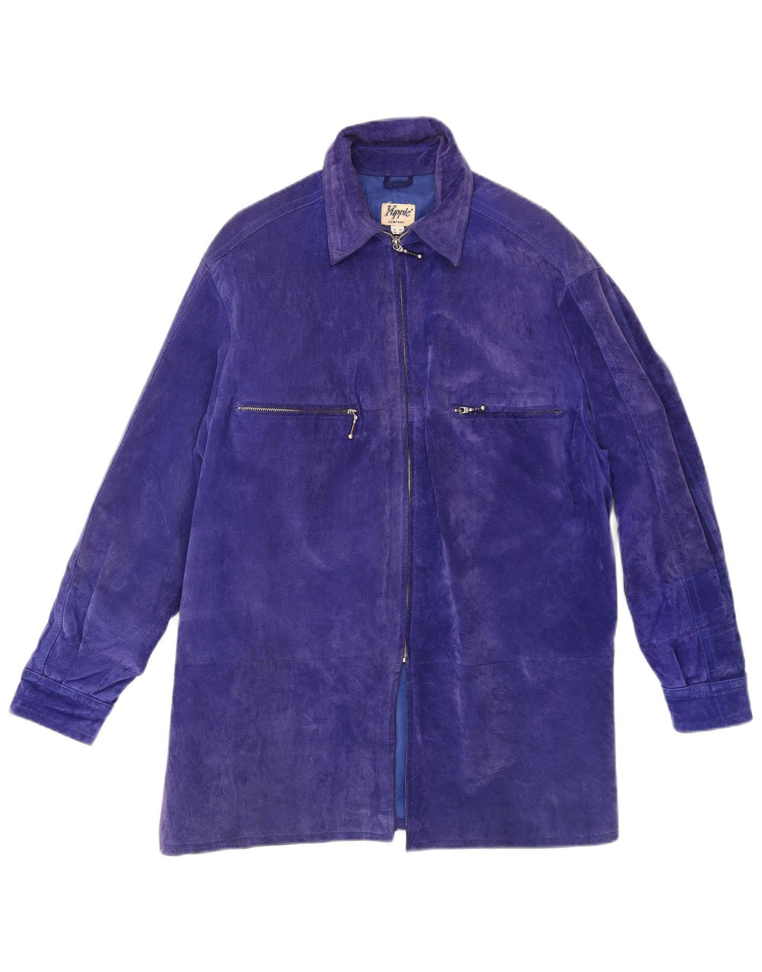YUPPIE Chaqueta de ante para mujer EU 46 XL Cuero morado