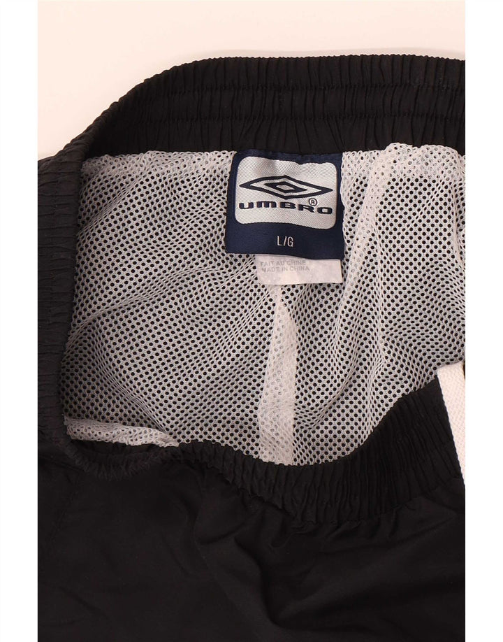Pantalón De Chándal Umbro Hombre Grande Negro Poliéster