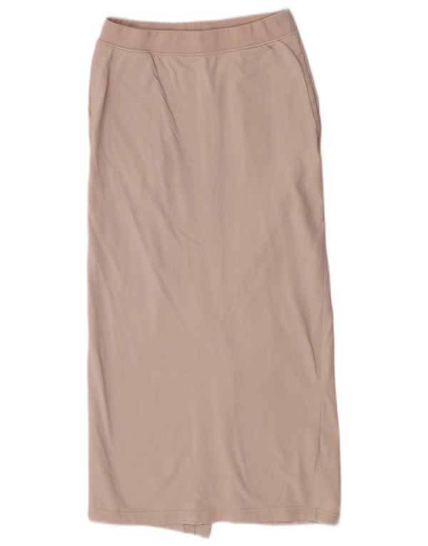Zara Mujer Regular Maxi Falda Pequeña W26 Beige