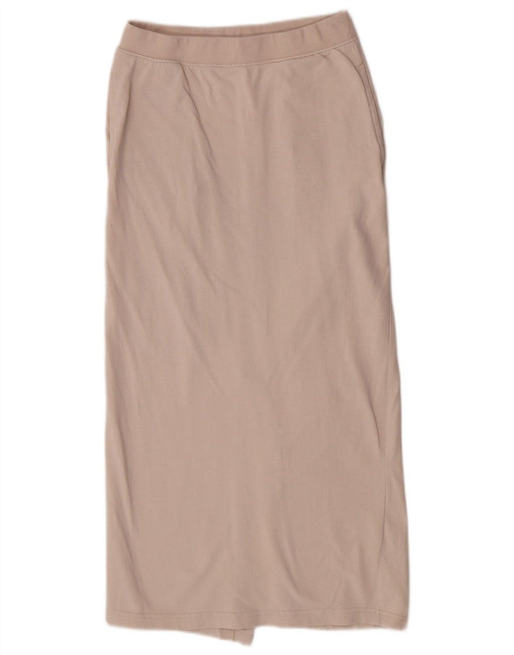Zara Mujer Regular Maxi Falda Pequeña W26 Beige