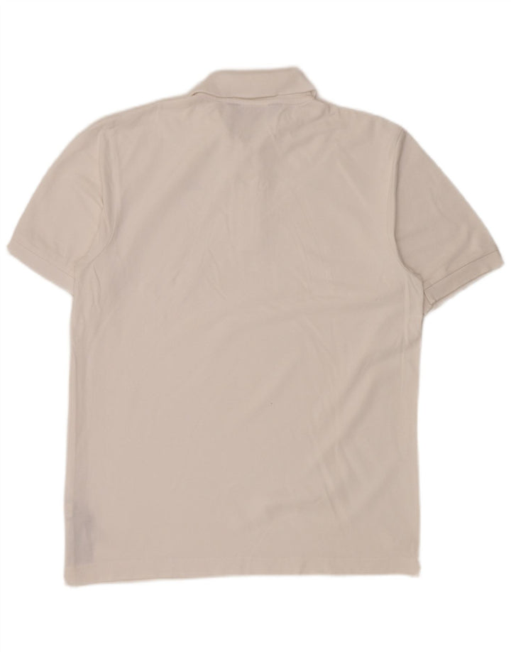Kappa Polo Hombre Grande Blanco Algodón