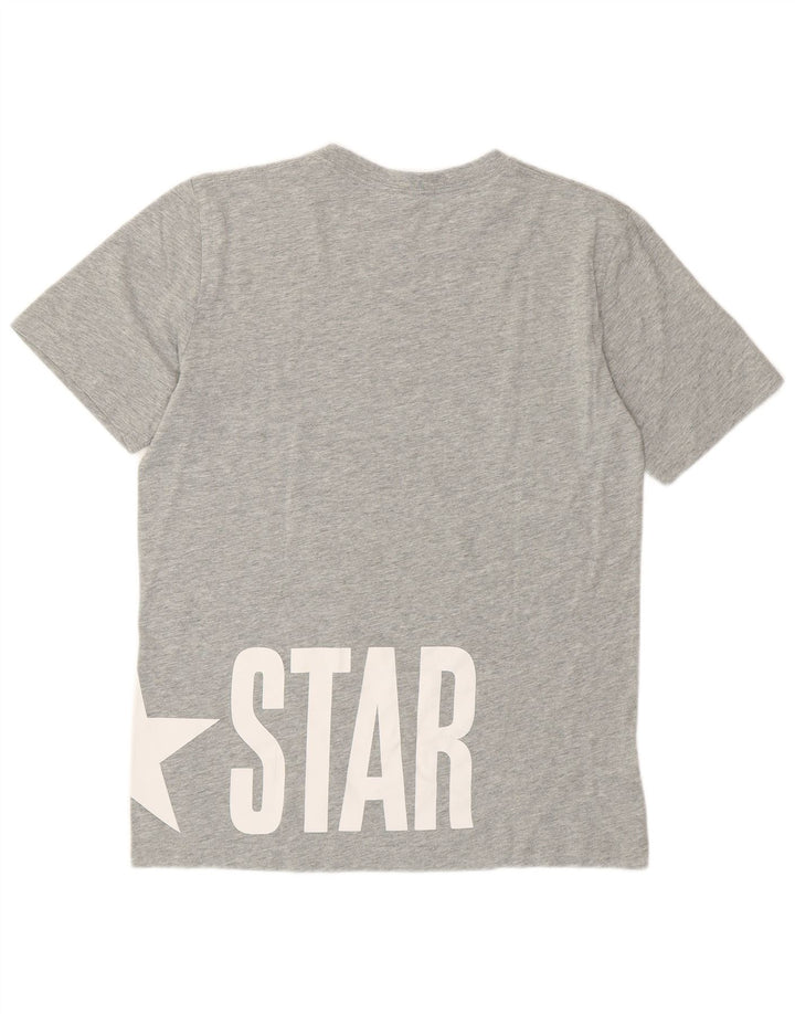 Converse Camiseta gráfica para niño 13-14 años XL Gris