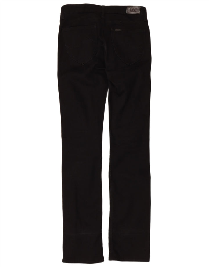 Vaqueros Lee Marlin Slim Straight para Mujer W30 L35 Algodón Negro
