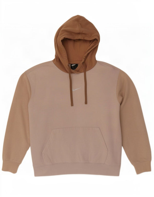 Nike - Jersey con capucha extragrande para mujer, talla 40, color multicolor