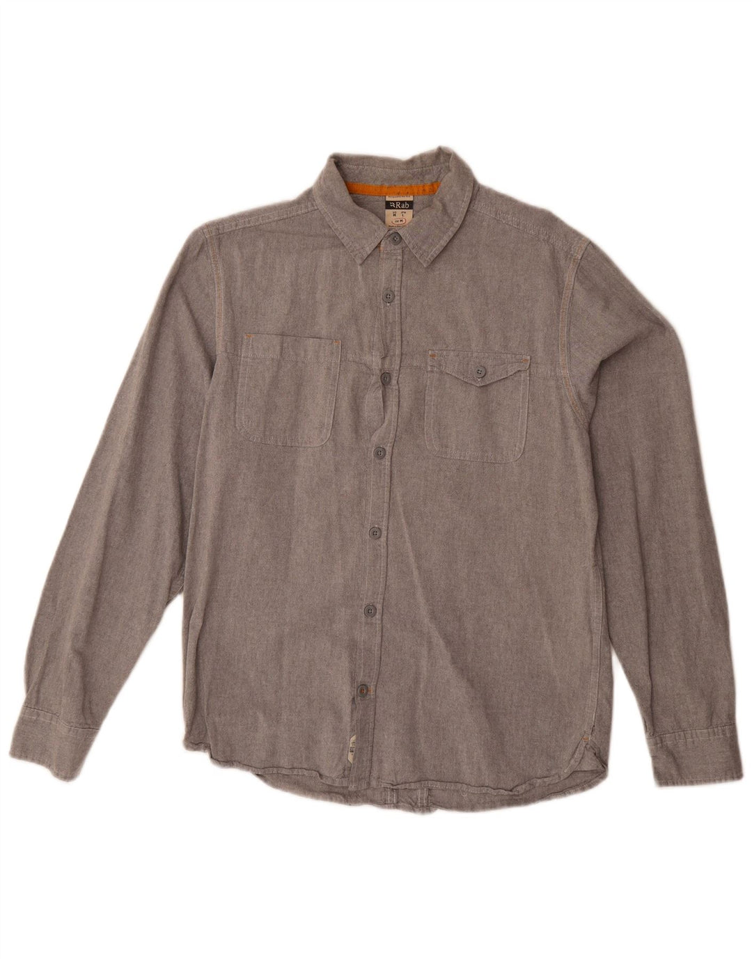 Camisa RAB Hombre Algodón Gris Medio