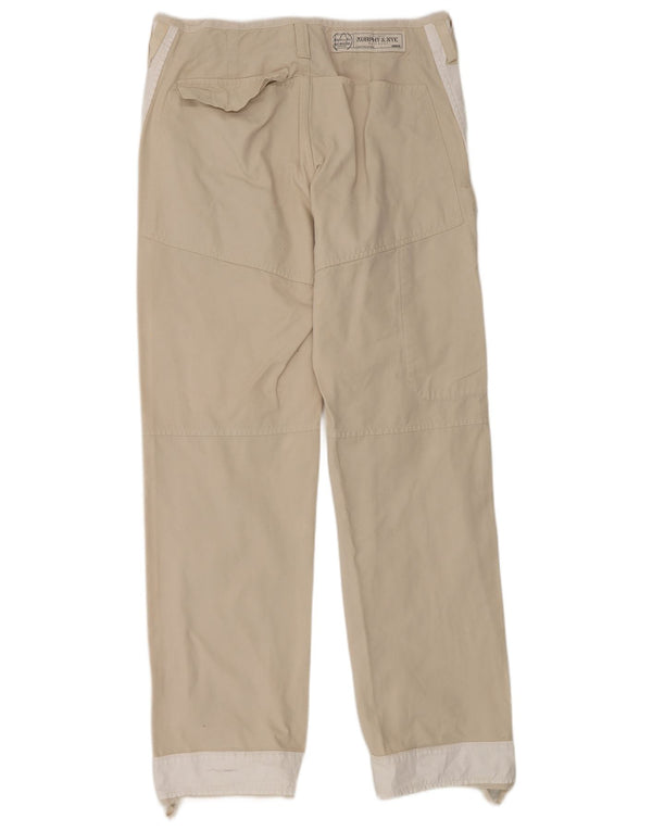 Murphy & Nye Pantalón chino recto para hombre W34 L34 Algodón color block blanco