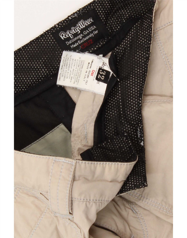 Refrigiwear Pantalones cortos chinos para hombre W32 Algodón beige medio