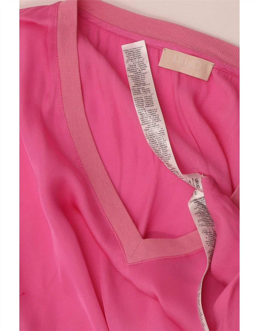Blusa Liu Jo para mujer Top UK 10 Small Pink Cotton