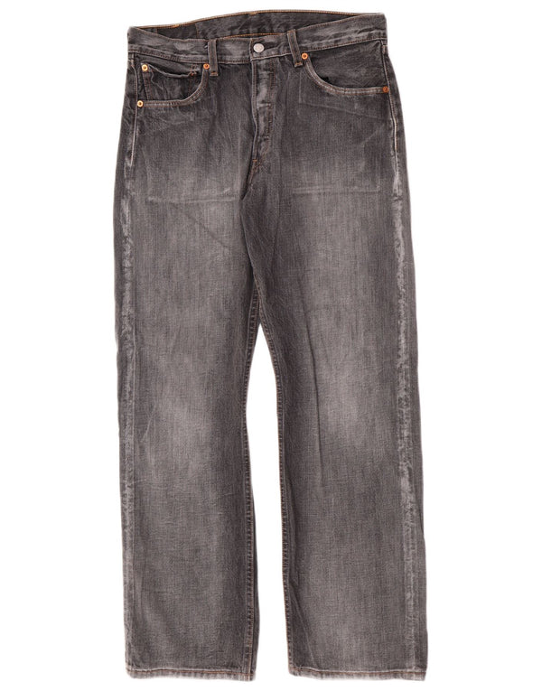 Levi's Vaqueros rectos 501 para hombre W32 L30 Algodón gris