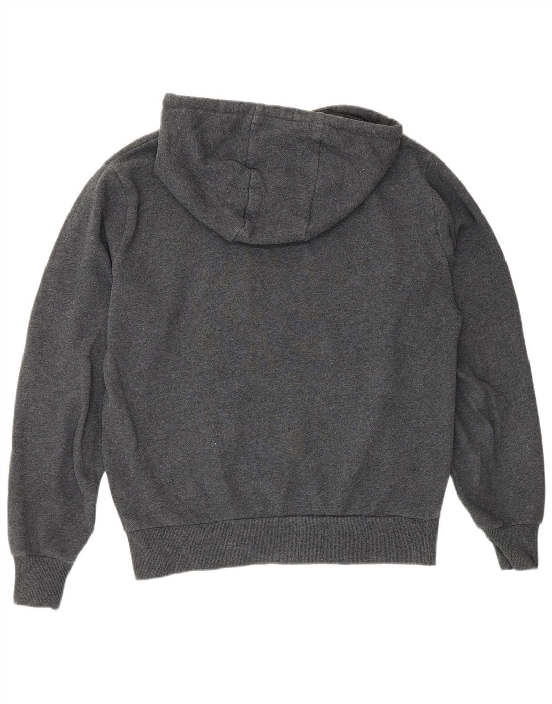 Ellesse Hombre Sudadera Con Capucha Gráfica Jersey De Algodón Gris Medio