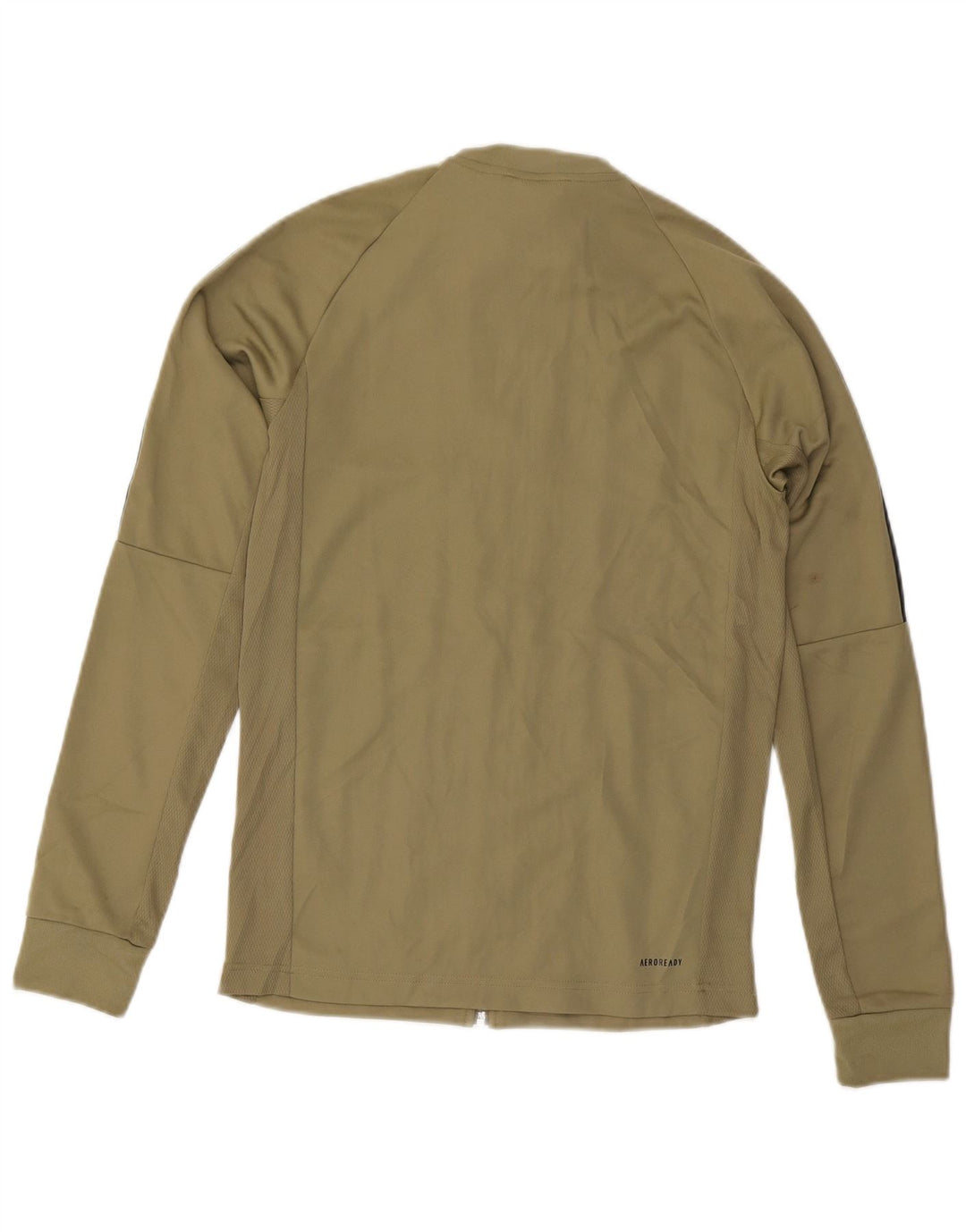ADIDAS Hombre Aeroready Chándal Top Chaqueta Pequeña Caqui Poliéster