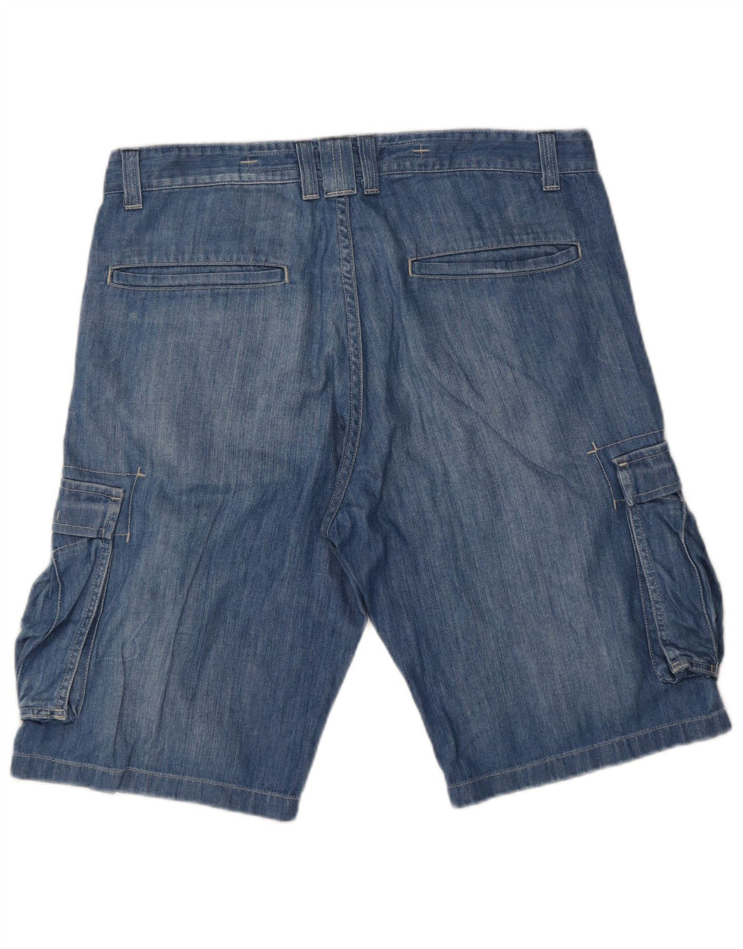Lee Mens Bermudas Cargo Shorts W34 Grande Algodón Azul